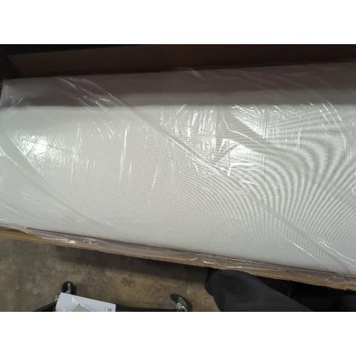 Belo Upholstered Low Profile Platform King Bed Cream