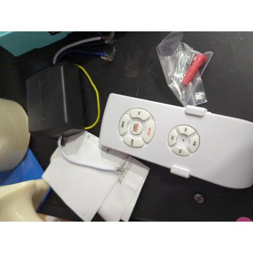 Universal Ceiling Fan Remote Control Kit - 3-in-1 Wireless Mini Remote with Speed Control, Light Switch & Timer for Hunter, Honeywell, Harbor Breeze, Westinghouse & Other Major Brands