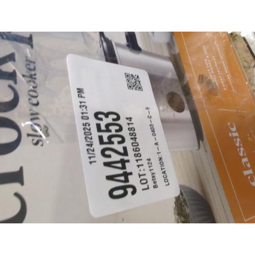 2 qt. Stainless Steel Slow Cooker in