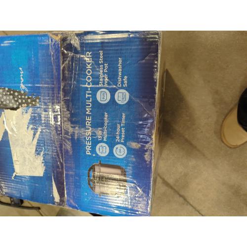 Midea 12-in-1 Electric Pressure Cooker, 8 Quarts, 12 Presets, Multi-Functional Programmable Slow Cooker, Rice Cooker, Steamer, Sauté Pan, Yogurt Maker, and More, Stainless Steel