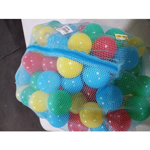 80pcs Plastic Boy Girl Ocean Balls Boys and Girls Outdoor Toys Play Balls for Years Old Random Color
