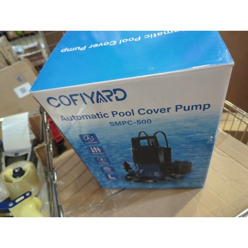 Size 1/2 HP Automatic Pool Cover Pump 3148 GPH Submersible Sump Pump Inground & Above Ground, Heavy Duty Water Pump with 25 Feet Power Cord for Swimming Pool Garden Pond Basement Window Well