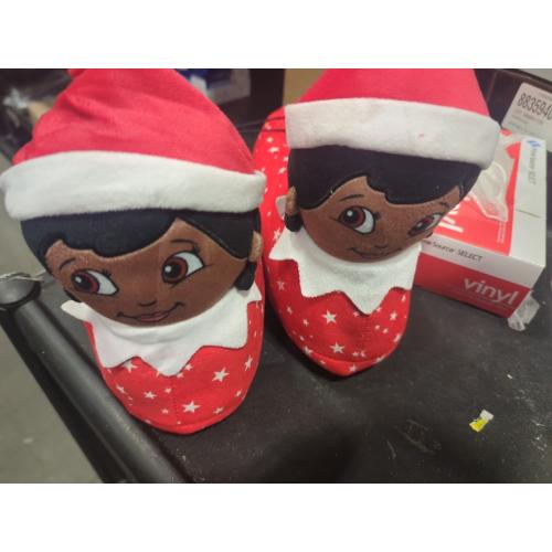 Size 7-8 Color red Elf on shelf  slipper