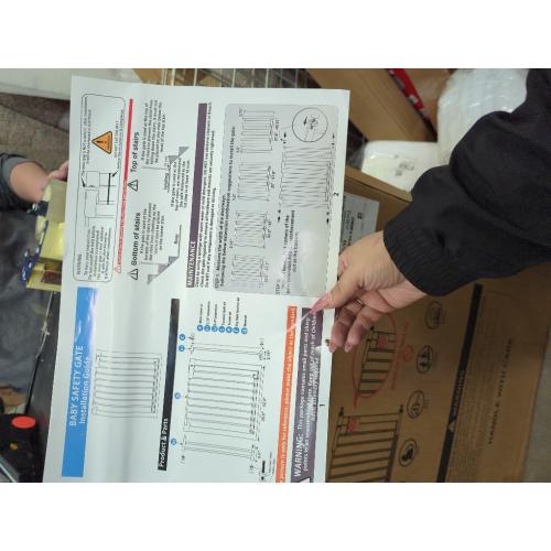 41 Tall Safety Pet Gate,Adjustable 29.92-43.71 Wide,No Drilling Pressure Mount Kit,Auto Close Cat Gate Suitable for Stairs,Doorways,White (29.92-43.71 W)