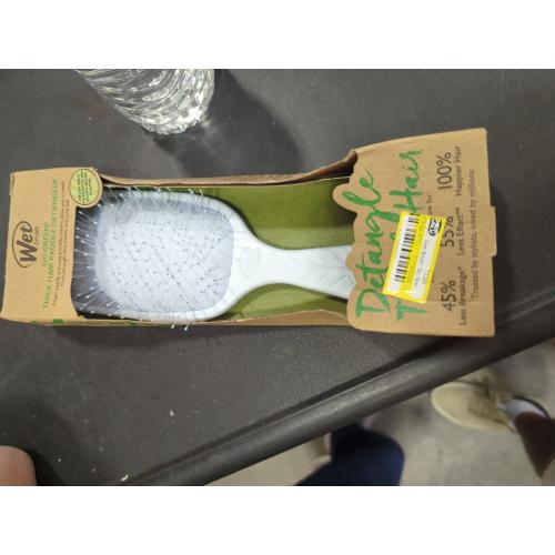 Wet Brush Go Green Paddle Hair Brush for Thick Hair - Icy Blue