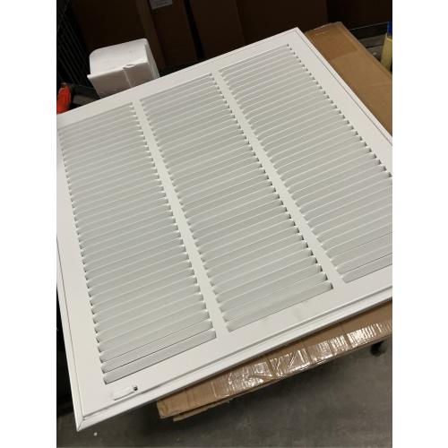 18W x 18H [Duct Opening Size] Steel Return Air Filter Grille - Removable Face/Door for 1 inch Filters -HVAC Vent Cover Grill - White [Outer Dimensions: 20 5/8W X 20 5/8H]