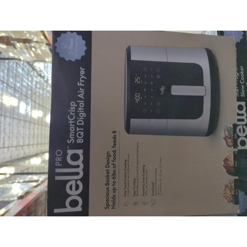 Silver and Black SmartCrisp 8QT Digital Air Fryer