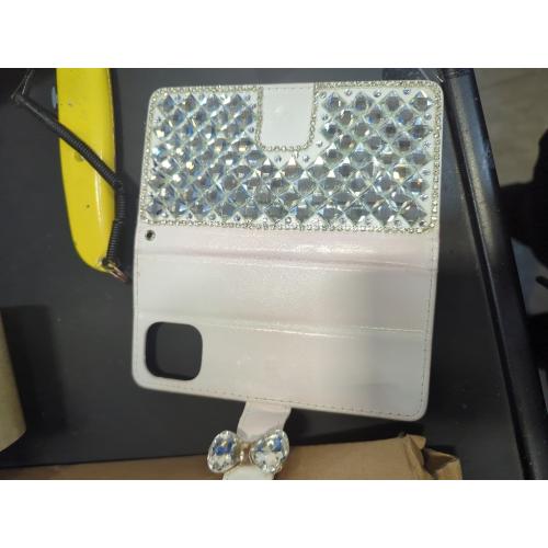 Bonitec iPhone 11 Wallet Case - Luxury Glitter Bowknot Diamond Rhinestone Flip Stand with Card Slot