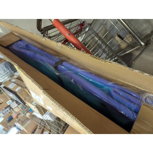 BLUE Large Size Portable Ice Bath Tub for Toddler Teenager Twins Pets and Small Adults, Foldable Ice Bath Tub for Both at Home and On The Go (Blue)