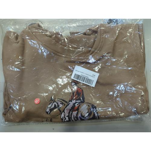 Brown Size 120 Toddler Boy Howdy Sweatshirt Cowboy Western Graphic Long Sleeve T-Shirt Kids Vintage Rodeo Lightweight Pullover Tops