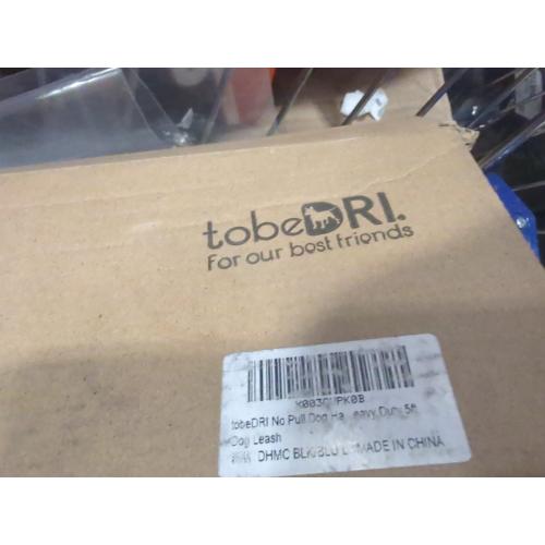Size Large Neck: 18-25.5, Chest: 25.5-31 Color Black No Pull Harness with A Free Heavy Duty 5ft Leash for Medium Large Dog Adjustable Reflective Oxford Easy Control (L (Neck: 18-25.5, Chest: 25.5-31), Black/Blue Harness Leash)