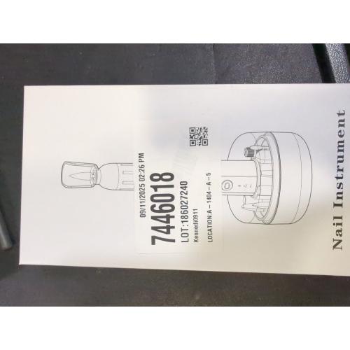 WHITE Electric Nail File, Cordless Nail Drill with 12pcs Bits, Professional 6 Speeds Manicure Kit for Women for Acrylic Gel Nails, Portable E-File with Rechargeable Base, Polishing Grinder for Salon Home