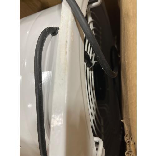 14 Inch Exhaust Fan with Plug, 2647CFM Through-the-Wall Ventilation Fan with Light Weight Pure Copper Motor, for Laundry Room, Toilets, Garage, and Shopping Mall, 110V (14 inch, white)