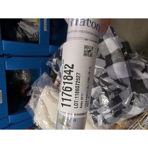 Haton Stained Glass Window Film, Rainbow Window Privacy Film, Decorative for Home Door 17.5 x 78.7