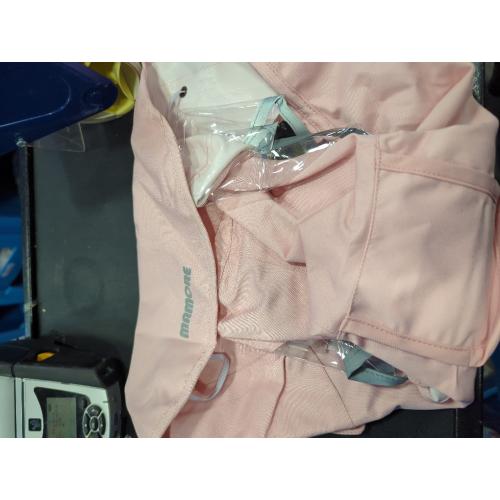 Light Pink Size Large Waterproof Dog Raincoat, Adjustable Reflective Lightweight Pet Rain Clothes with Poncho Hood (Light Pink, Large)