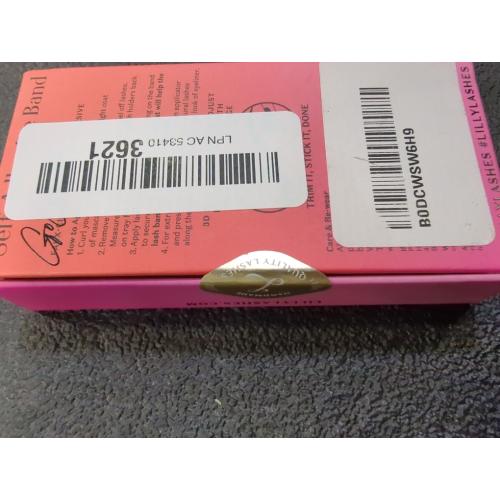 Lilly Lashes 3D Self Adhesive Eyelashes, No Lash Glue Needed, Body Heat Activated Press on Lashes, Reusable Self Adhesive Eyelashes Up to 5x, Easy to Apply & Remove (GoGetter)