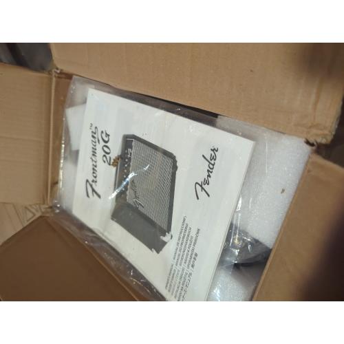 Fender Frontman 20G Guitar Amp, 20 Watts, with 2-Year Warranty 6 Inch Fender Special Design Speaker, 10x16x16 inches