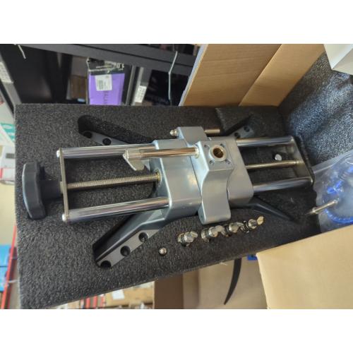 RULLINE Wheel Clamp & Magnetic Adapter 3PCS Wheel Alignment Tool for Precise Camber Caster Gauges Fits for 11-25 Rims Camber Alignment Tool Universal Tire Repair Tool