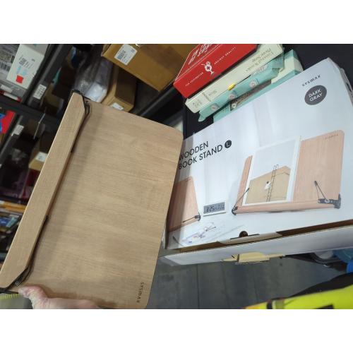 BestBookStand O102 Adjustable Foldable Book Stand – Portable & Compact, Durable MDF, Made in Korea – Ideal for Reading, Studying, and Tablet Support