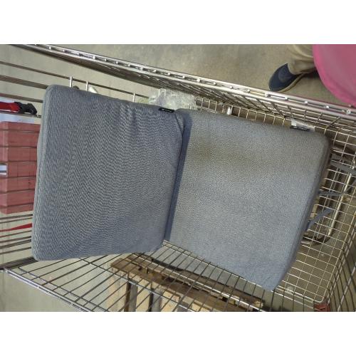 Favoyard Deep Seat Patio Cushions Rainproof & Fadeness Furniture Cushion Set for Outdoor with Polyester-Linen Fabric & Removable Cover, Hidden Zipper and Adjustment Staps（Seat 22x22In Back 22x18.5In）