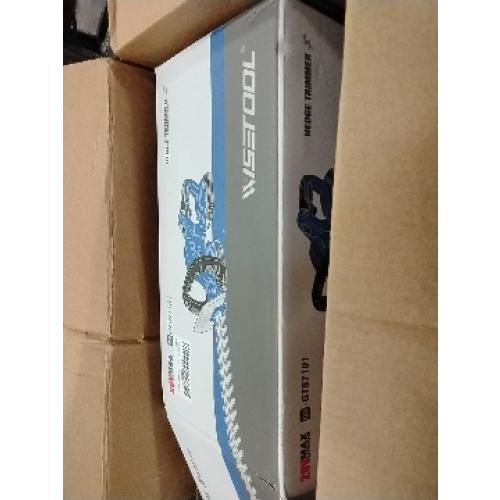 Cordless Hedge Trimmer, 20V / 2.0Ah Electric Bush Trimmer with 22 Dual-Action Blades, 3/4 Cutting Capacity, Shrub Trimmer Include Battery, Fast Charger and Safety Goggles