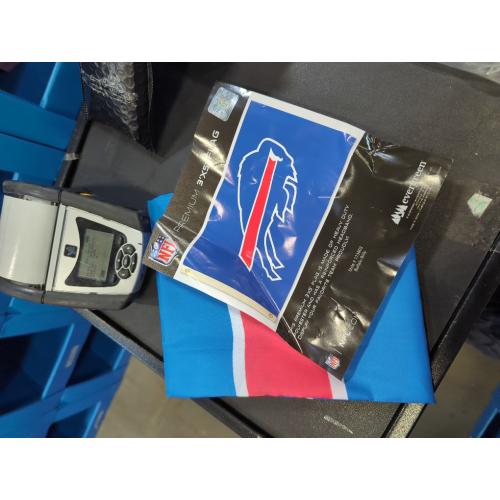 Blue and Red 3x5 Evergreen Buffalo Bills 3' x 5' Indoor Outdoor Flag for Home Apartment Dorm Rooms
