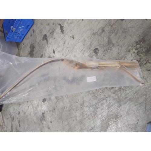 Youth Wooden Bow and Arrow Set, 40 Inch Handmade Wooden Bow and Arrow Cosplay Costume Prop Archery Set Games Toys, 1 Bows 1 Quivers and 3 Feather Arrows, Gifts for Kids Youth Boys and Girl