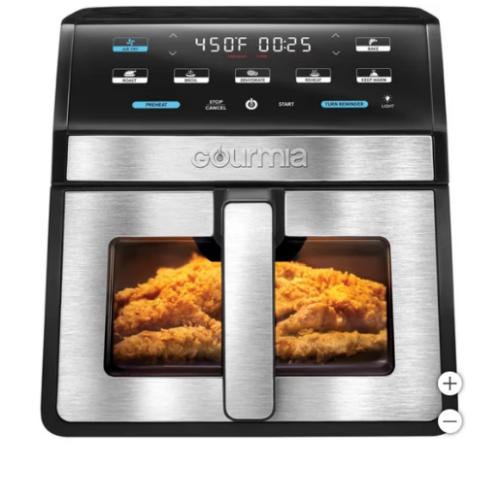 Gourmia 8-Quart Digital Air Fryer with Window & Light