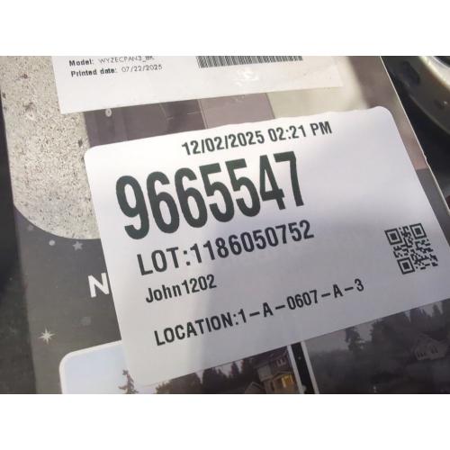 Color Black Pan V3 Wired Indoor/Outdoor 1080P HD Home Security Camera with Privacy Mode, Black