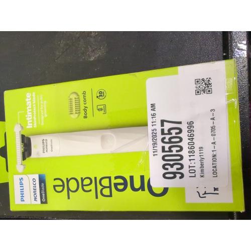 Philips Norelco OneBlade Intimate Electric Rechargeable Pubic Groomer - QP1924/70
