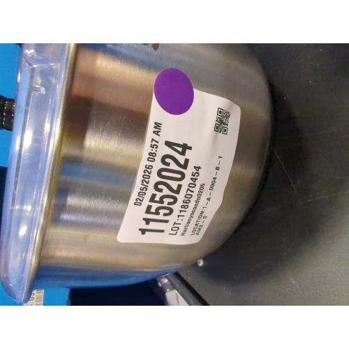 Stainless Steel Salad Spinner, 4.8 Qt Vegetable Washer, BPA-Free Lettuce Dryer with Crank Design, Dishwasher Safe, Non-Slip Base - Transparent Lid