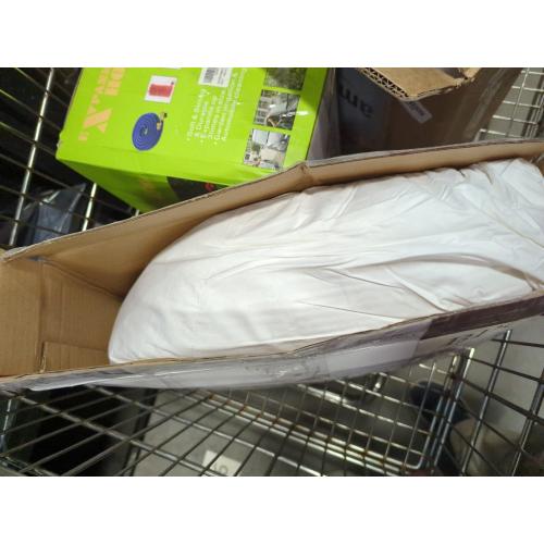 BPC Lightweight Organic Feather Down Comforter King Size, Hotel Luxury Duvet Insert with 100% Cotton Cover and Puffy Feather Down Filling, for Summer/Hot Sleepers, Ivory White, 106x90 Inches