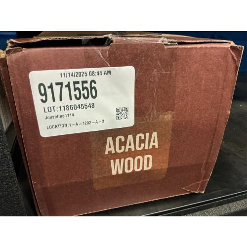 Gusto Nostro Wood Wine Rack, 7 Bottle, 2 Tier Wooden Countertop Free Standing Shelf - Bottle Holder Stand for Home Bar Tabletop, Cabinet Inserts, Kitchen, Wine Cellar Storage (Acacia)