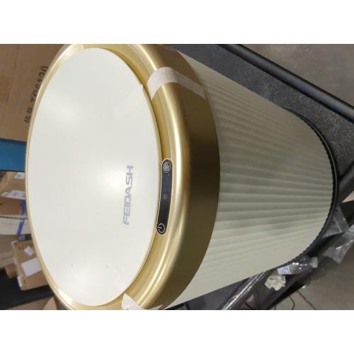 Automatic Motion Sensor Bathroom Trash Can with Lid, 2.8 Gallon Touchless Trash Garbage Bin Small Mini Trash Cans Trashcan -White