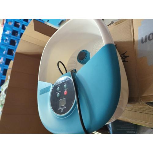 Medical king Foot Spa Massager with Heat, 14 Rollers in Foot Shape - 5 in 1 Foot Bath Massager - Adjustable Heating, Bubbles, Vibration, Pumice Stone, Mini Massage Points