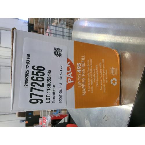 Korbell Nappy Disposal Bin Liners - Standard (16 Litre) - 3 Refills Value Pack