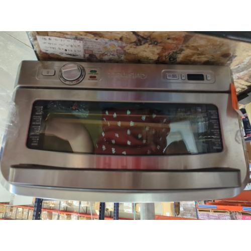 Cuisinart Indoor Pizza Oven, Bakes 12 Pizzas in Minutes, Countertop Electric Pizza Oven Heats up to 700°F, Large Viewing Window, Interior Light, Includes 12.5 Pizza Stone, CPZ-120, Stainless Steel