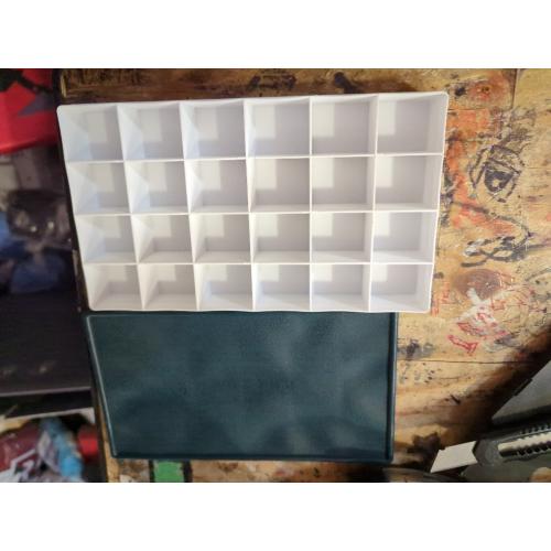 Artist Paint Saver Box Painting Storage Tray With Lid For Watercolor Acrylic Gouache Oil Paint Art Supplies