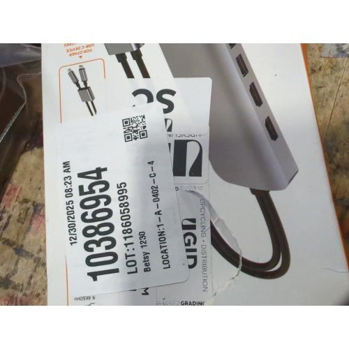 Docking Station, USB C Hub, TOTU 9 in 1 Triple Display Docking Station with Collage Display Mode, Dual 4K HDMI, VGA, 100W PD, 3 USB 3.0 and TF/SD Card Reader for MacBook Pro Air and Type-C Laptops