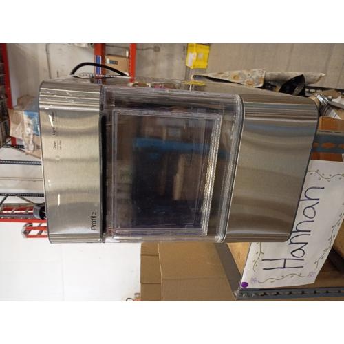 GE Profile Opal 2.0 Ultra Nugget Ice Maker with Scale Inhibiting Filter, Scoop Included, 38 lbs in 24 Hours, Pellet Ice Machine with WiFi & Smart Connected, Stainless Steel