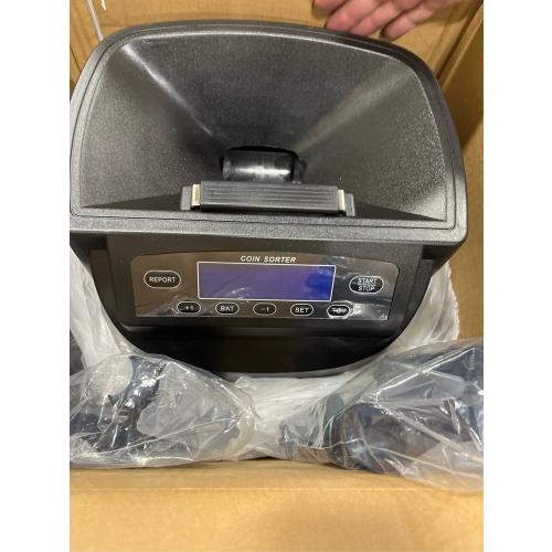 Coin Counter and USD Coin Sorter with LCD Display, 300-Coin Capacity, Automatic Change Counter for 1￠ 5￠ 10￠ 25￠ $1, 270 Coins/min,Coin Sorter and Wrapper Machine for Fast & Accurate Sorting