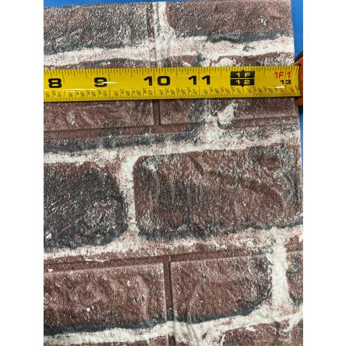 Tinlade 40 Pcs, 3D Wall Panels Peel and Stick Foam Brick Wallpaper Printable Faux Brick Wall Panels Decorative Self Adhesive Tiles Waterproof(Red Brick)