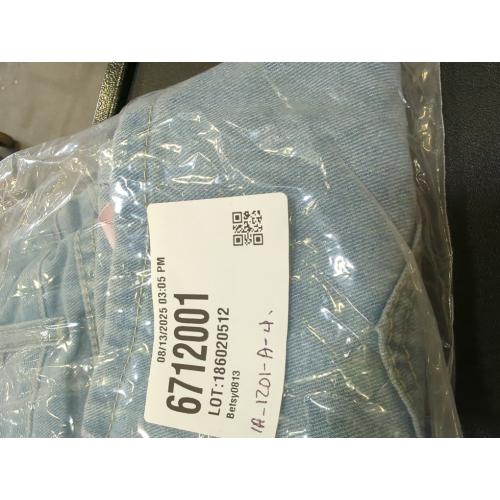 Size M...Y2K Clothes Casual High Waisted Wide Leg A-Line Vintage Pink Ribbon Trim Denim Shorts for Women