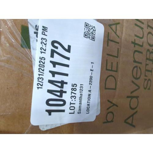 Jeep AdventureGlyde Stroller by Delta Children - Lightweight Travel Stroller with Smoothest Ride & Compact Fold, 3-Position Recline, Extra Large Storage Basket, Black/Grey