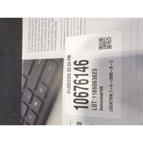 Microsoft QSZ-00001 Microsoft Bluetooth Keyboard - Wireless Connectivity - Bluetooth - 32.81 ft. - Black - Blue