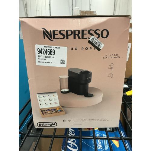 Nespresso Vertuo Next Coffee and Espresso Machine by De'Longhi, Matte Black