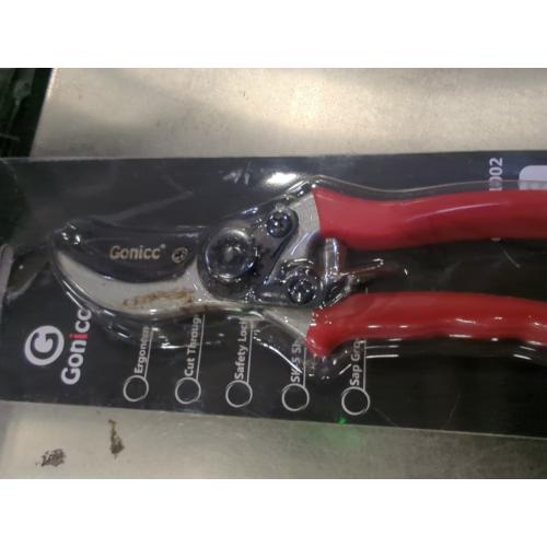 gonicc 8 Professional Sharp Bypass Pruning Shears (GPPS-1002), Tree Trimmers Secateurs,Hand Pruner, Garden Shears,Clippers For The Garden, Bonsai Scissors, Loppers