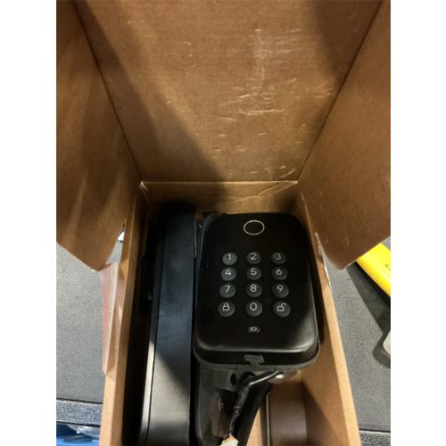 Wyze Auto-Lock Bolt, Fingerprint Keyless Entry Door Smart Bluetooth Deadbolt Replacement, Backlit Keypad, IPX5 Weatherproof, in-App History and Scheduled Access, BHMA, UL 20-Min Fire Rated