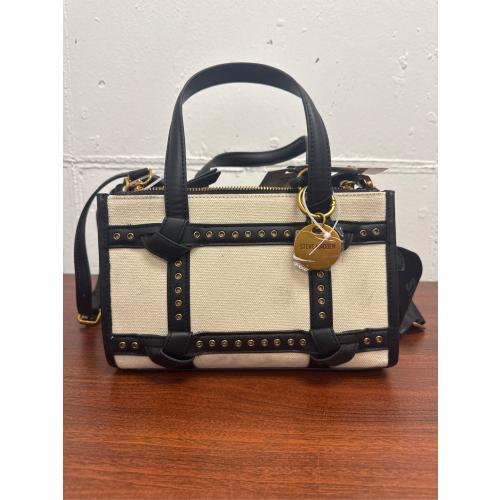 Steven Madden bulk/wht Bozzy Eyelets cross bag