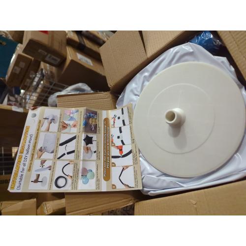 Generic 1set Balloon Arch Kit Round Frame and Water Fillable Bases Easy to Assemble Stand for Party Decorations Wedding and Events Reusable Holders